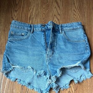 Zara Blue Denim Jean Shorts